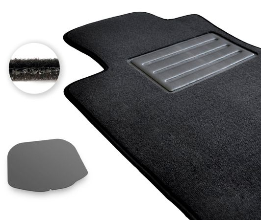 Двошарові килимки Optimal для Ford Explorer (mkV)(разложенный 3 ряд)(багажник) 2010-2019 - Фото 1