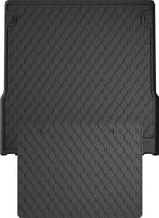 Резиновые коврики в багажник Gledring для Peugeot 308 (mkII)(универсал) 2013-2021 (багажник с защитой)