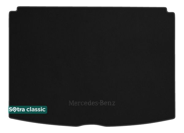 Двошарові килимки Sotra Classic Black для Mercedes-Benz B-Class (W247)(верхній рівень)(багажник) 2019→ - Фото 1