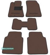 Двошарові килимки Sotra Premium Chocolate для Hyundai Equus (mkII) 2009-2012 - Фото 1