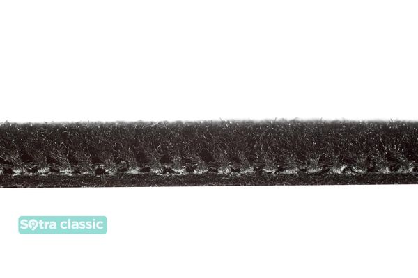Двошарові килимки Sotra Classic Black для Citroen SpaceTourer (mkI); Peugeot Traveller (mkI); Opel Zafira (mkIV)(D); Toyota ProAce (mkII)(2 ряд - 1+2)(3 ряд - 1+2)(2-3 ряд) 2016→ - Фото 6