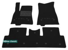 Двухслойные коврики Sotra Classic Black для Tesla Model 3 (mkI) 2017→