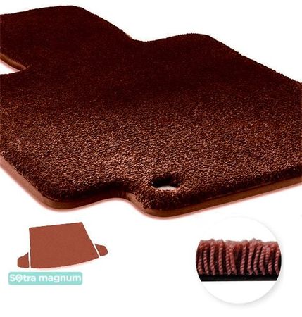 Двошарові килимки Sotra Magnum Red для Hyundai Creta (mkI)(багажник) 2014-2021 - Фото 1