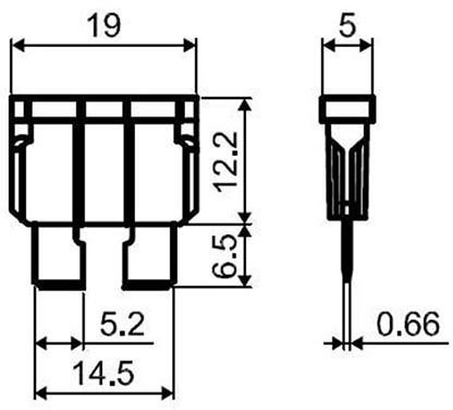 Набір запобіжників Tesla F222 (FT: 1x5A; 1x7,5A; 1x10A; 2x15A; 2x20A; 2x25A; 2x30A; 1x40A) - Фото 2