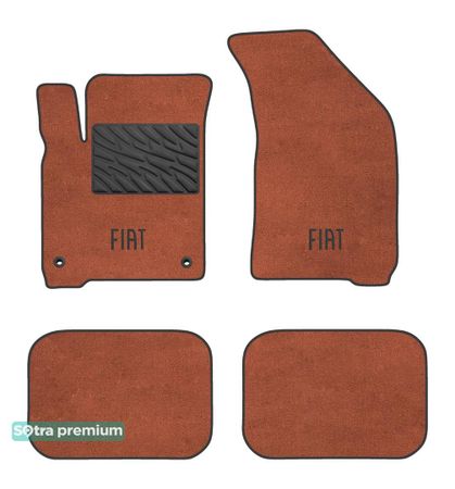 Двошарові килимки Sotra Premium Terracotta для Fiat Freemont (mkI) 2011-2015 - Фото 1