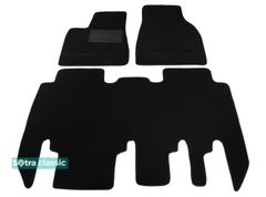 Двошарові килимки Sotra Classic Black для Tesla Model X (mkI)(5 місць)(1-2 ряд) 2016→