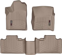 Коврики WeatherTech Beige для Jeep Grand Cherokee (WK2)(with passanger foot rest)(3 hooks) 2011-2013 (EU)