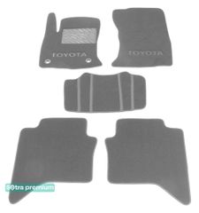 Двухслойные коврики Sotra Premium Grey для Toyota Hilux (mkVIII) 2015→
