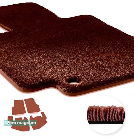 Двошарові килимки Sotra Magnum Red для Jeep Wrangler (mkII)(TJ) 1997-2006 - Фото 1