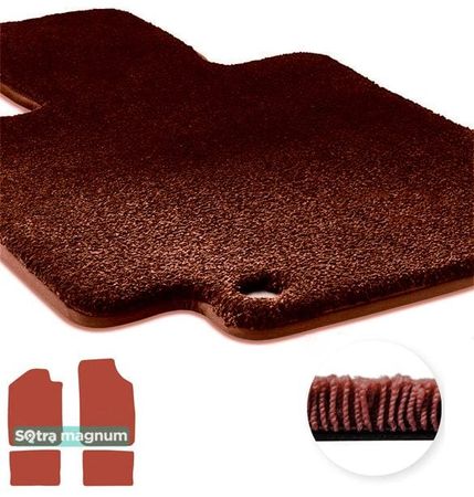 Двошарові килимки Sotra Magnum Red для Dacia Spring (mkI)(електро) 2021→ - Фото 1