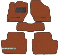 Двошарові килимки Sotra Premium Terracotta для Peugeot 408 (mkI) 2010-2014
