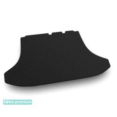 Двухслойные коврики Sotra Premium Black для Chery Tiggo 3 (mkI)(багажник) 2014→
