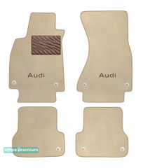 Двошарові килимки Sotra Premium Beige для Audi A6/S6/RS6 (mkIV)(C7) 2011-2018