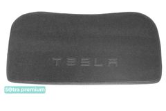Двухслойные коврики Sotra Premium Grey для Tesla Model 3 (mkI)(ровная поверхность)(передний багажник) 2017-2020