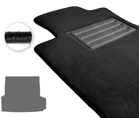 Двошарові килимки Optimal для BMW 3-series (F31)(універсал)(багажник) 2012-2019 - Фото 1