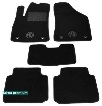 Двошарові килимки Sotra Premium Black для MG 350 / Roewe 350 (mkI) 2010-2015 - Фото 1