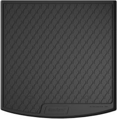 Гумовий килимок у багажник Gledring для Seat Leon (mkIII)(універсал) 2013-2020 (з дворівневою підлогою)(верхній рівень)(багажник)