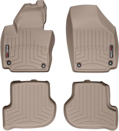 Коврики WeatherTech Beige для Volkswagen Golf Plus (mkI) 2004-2014 - Фото 1