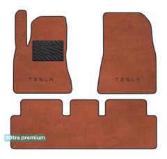 Двошарові килимки Sotra Premium Terracotta для Tesla Model 3 (mkI) 12/2020→