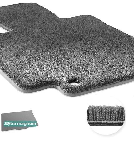 Двошарові килимки Sotra Magnum Grey для Fiat Panda (mkIII)(багажник) 2011→ - Фото 1