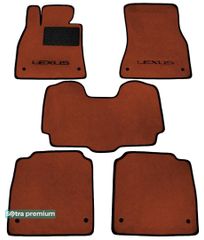 Двухслойные коврики Sotra Premium Terracotta для Lexus LS (mkIV)(long)(задний привод) 2006-2012