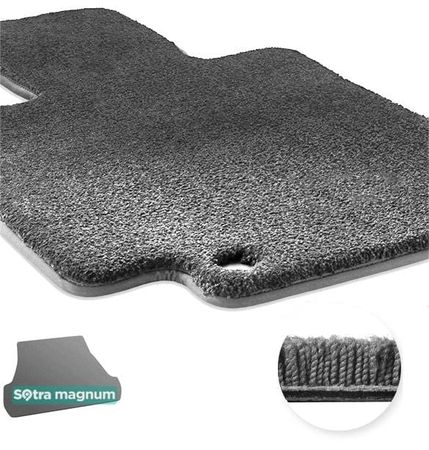 Двошарові килимки Sotra Magnum Grey для Lexus LX (mkIII)(J200)(5 місць)(багажник) 2007-2015 - Фото 1