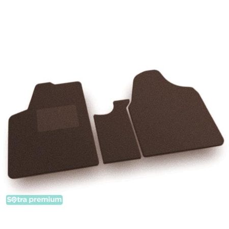 Двошарові килимки Sotra Premium Chocolate для Fiat Scudo (mkII)(1 ряд) 2007-2016 - Фото 1