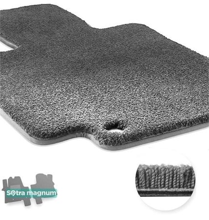Двошарові килимки Sotra Magnum Grey для Nissan NV300 (mkI) / Primastar (mkII)(1 ряд) 2016→ - Фото 1