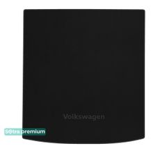 Двухслойные коврики Sotra Premium Black для Volkswagen Sharan (mkII)(багажник) 2010-2022