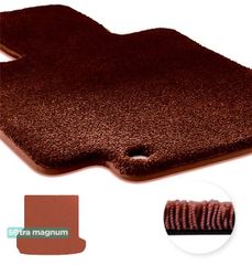 Двошарові килимки Sotra Magnum Red для Audi Q7/SQ7 (mkII)(часткове перекриття полозів)(багажник) 2015→