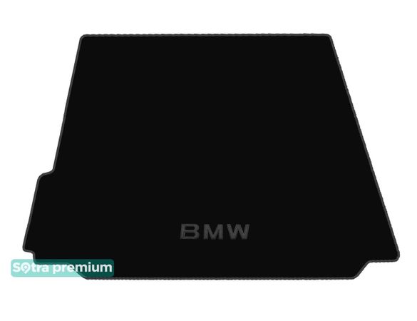 Двухслойные коврики Sotra Premium Black для BMW X5 (F15; F85)(багажник) 2014-2018 - Фото 1