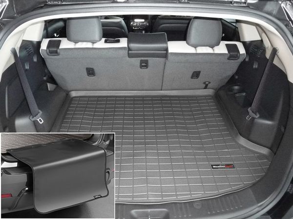 Килимок из захистом WeatherTech Black для Kia Sorento (mkII)(3 rows)(trunk behind 2 row) 2011-2015 - Фото 2