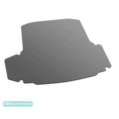 Двошарові килимки Sotra Premium Grey для Skoda Octavia (mkIII)(A7)(ліфтбек)(багажник) 2012-2019