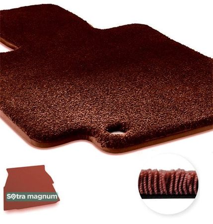 Двошарові килимки Sotra Magnum Red для BMW 3-series (E30)(купе)(багажник) 1982-1993 - Фото 1