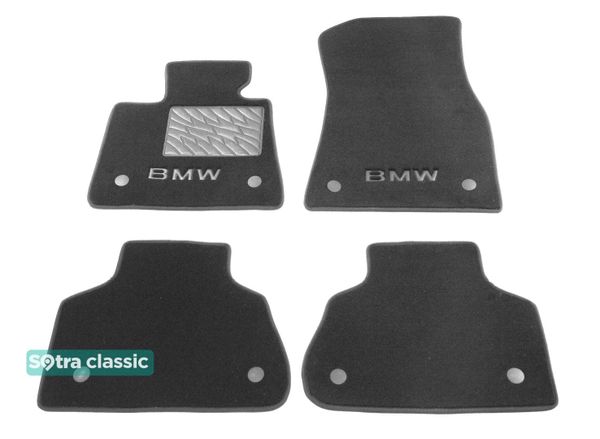 Двошарові килимки Sotra Classic Grey для BMW X5 (G05; F95) 2018→ - Фото 1