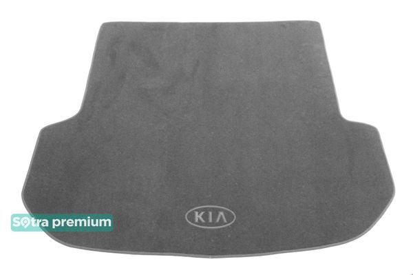 Двошарові килимки Sotra Premium Grey для Kia Sorento (mkIII)(5 місць)(багажник) 2015-2020 - Фото 1