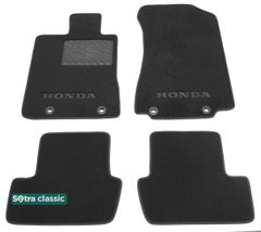 Двухслойные коврики Sotra Classic Black для Honda Legend (mkIV)(4 клипсы) 2009-2012