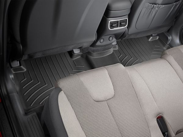 Коврики Weathertech Black для Hyundai Santa Fe (mkIV)(not hybrid)(1-2 row) 2020-> - Фото 3