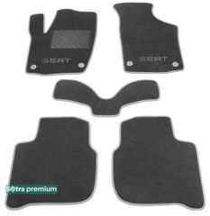 Двошарові килимки Sotra Premium Grey для Seat Toledo (mkIV) 2012-2019
