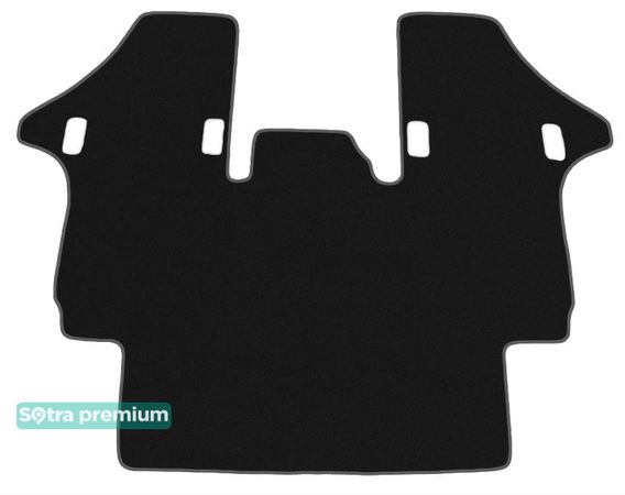 Двошарові килимки Sotra Premium Black для Infiniti QX56 (mkI)(3 ряд) 2004-2010 - Фото 1