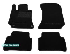 Двошарові килимки Sotra Premium Black для Mercedes-Benz CLS-Class (C218) 2010-2017