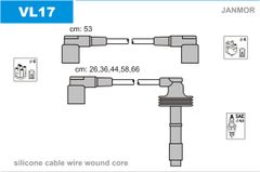 Дроти запалювання Janmor VL17 для Renault Safrane 2.5 20V (N7U 700 / N7U 701); Volvo 850 2.0 (B 5204 F)