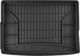 Резиновый коврик в багажник Frogum Pro-Line для Opel Astra (mkV)(K)(хетчбэк) 2015-2021 (без двухуровневого пола)(с запаской)(багажник)