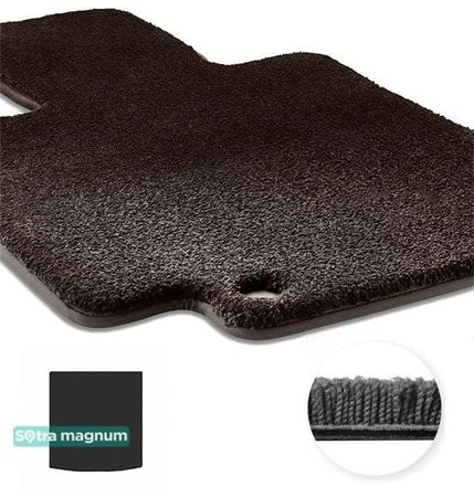 Двошарові килимки Sotra Magnum Black для Volkswagen Sharan (mkII)(багажник) 2010-2022 - Фото 1
