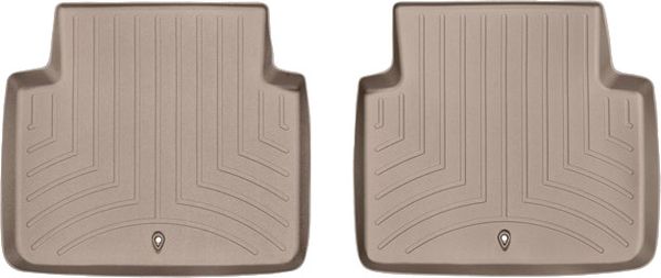 Килимки WeatherTech Beige для Genesis G80 (mkI); Hyundai Genesis (mkII)(sedan)(2 row) 2015-2020 - Фото 1