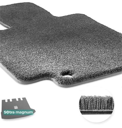 Двошарові килимки Sotra Magnum Grey для Dacia Lodgy (mkI)(багажник) 2012-2021 - Фото 1