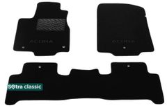 Двухслойные коврики Sotra Classic Black для Acura MDX (mkII)(1-2 ряд) 2007-2013