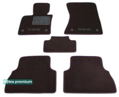 Двухслойные коврики Sotra Premium Chocolate для BMW X5 (E70) / X6 (E71)(с липучками) 2007-2014