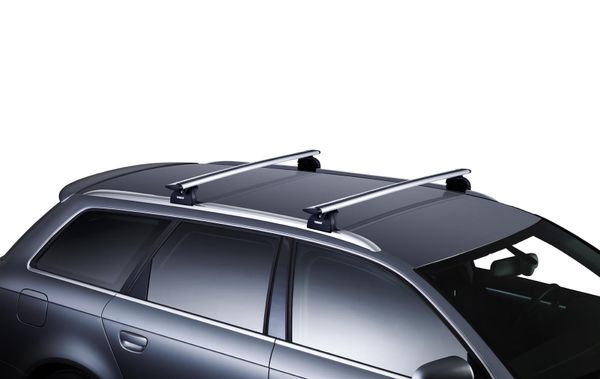 Багажник в штатні місця у рейлінгах Thule Wingbar Evo Rapid для Toyota Highlander (mkIII) 2013-2020 - Фото 2