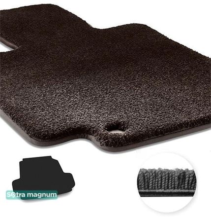 Двошарові килимки Sotra Magnum Black для Peugeot 408 (mkI)(багажник) 2010-2014 - Фото 1